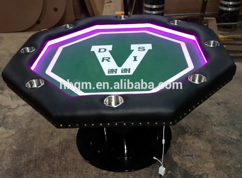 52  Inch 130 cm  diameter  round table Poker Table With Iron  Leg  Poker table