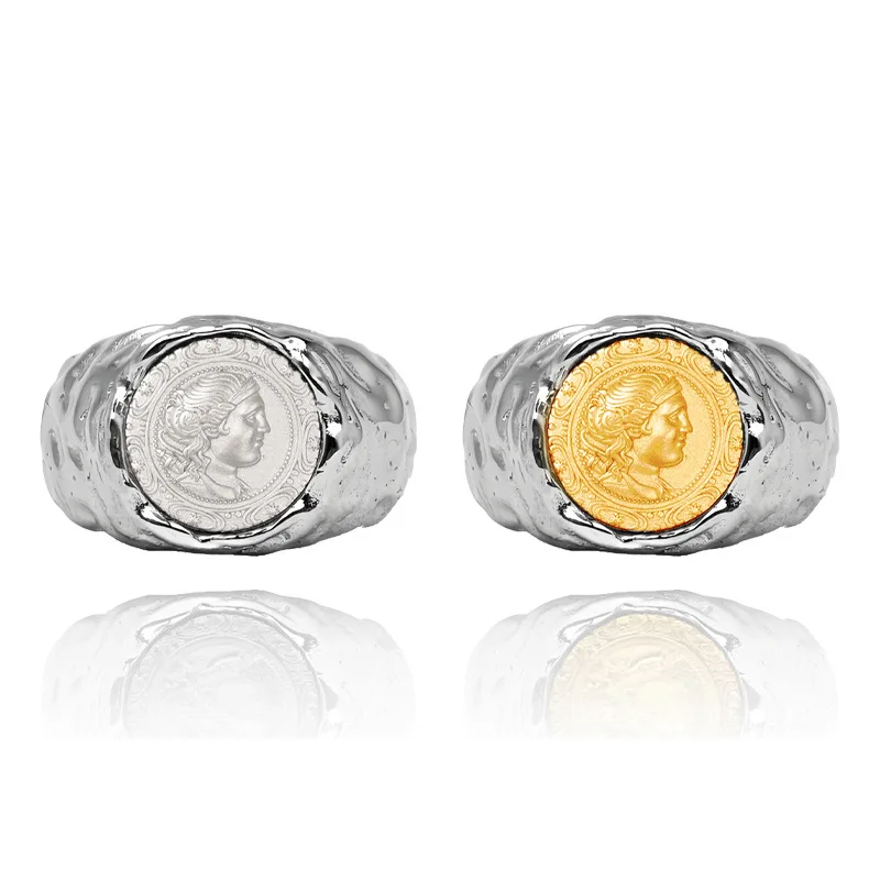 Newest fashion jewelry dainty 925 sterling silver rings moon goddess jewelry