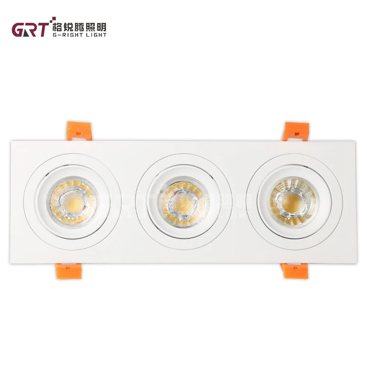High Power Recessed Ceiling Surface Mounted Customizable Wattage Embedded COB GU10 LED Down Lamp