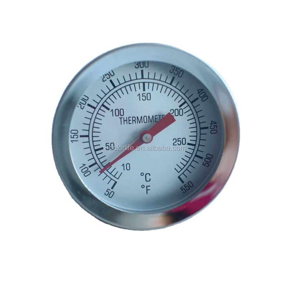 Bimetal instant read thermometer high temperature thermometer clip