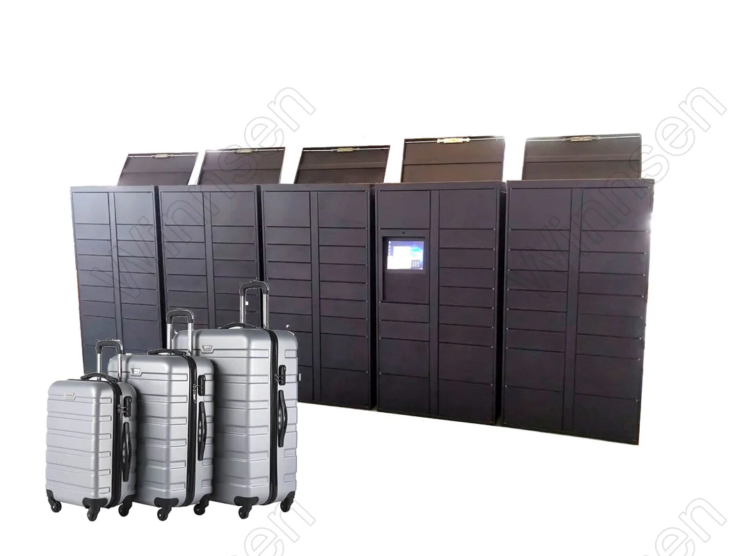 Smart wifi Airport Train Station Luggage Locker Automatic storage waterproof outdoor locker