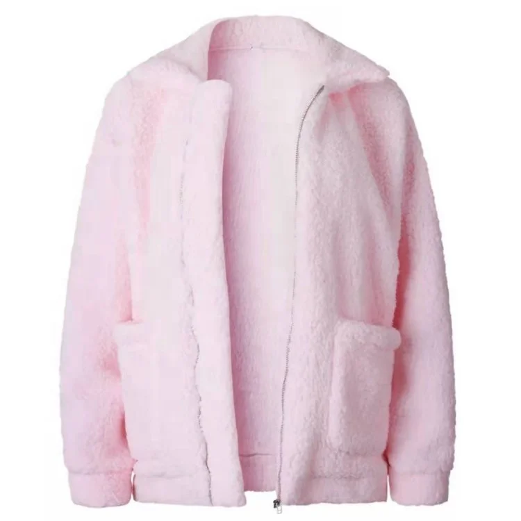 
Faux fur jacket autumn/winter new plush loose casual jacket 