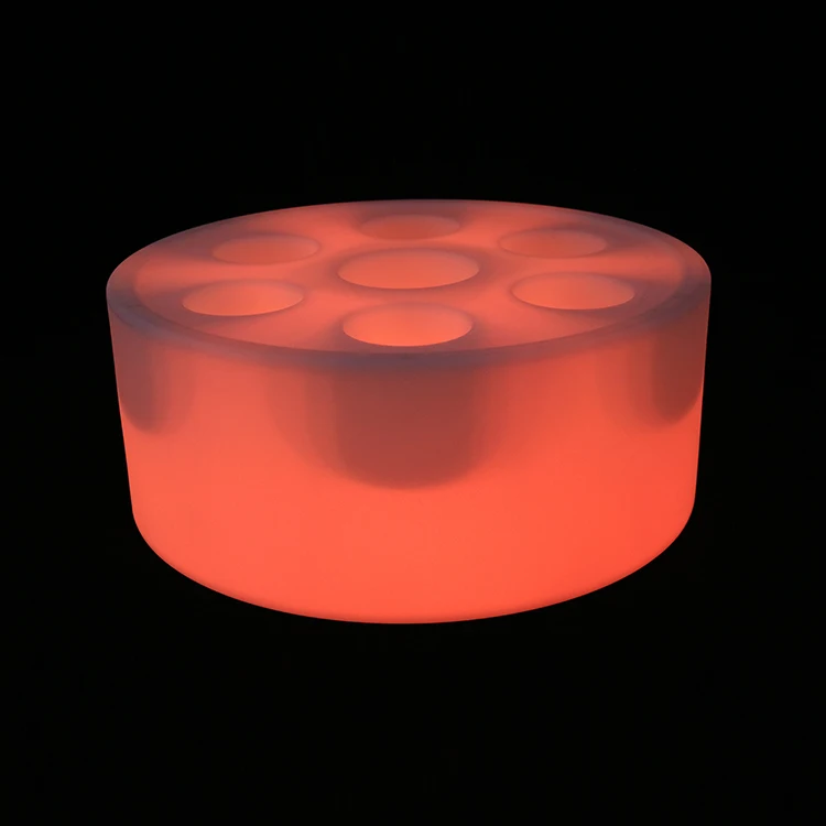 Night Club Waterproof 16 colors change plastic Ice Led