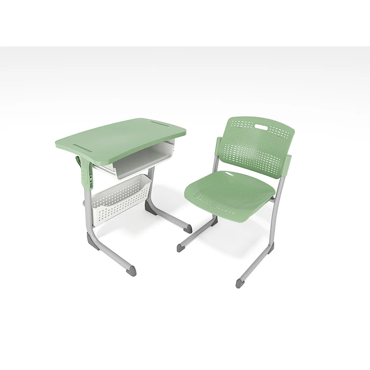 
PLASTIC SCHOOL ADJUSTABLE HEIGHT TABLES AND CHAIRS STUDY TABLE CHAIR 