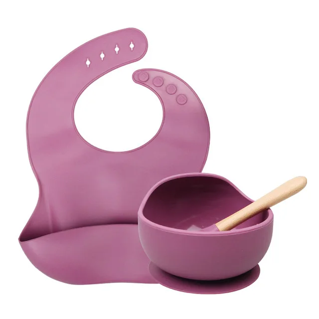 Hot Selling Vpro Bpa Free Baby Products Of All Types Waterproof Silicone Baby Bib Set