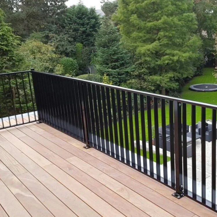 Modern Total Solution For Projects Villa Balcony Railing Aluminum Deck Railing For Outdoor