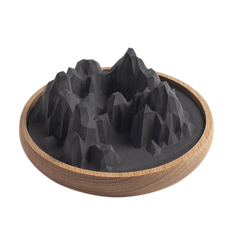Mountain shape Incense Holder Waterfall Incense Burner Home Decor Aromatherapy Ornament Incense Cones