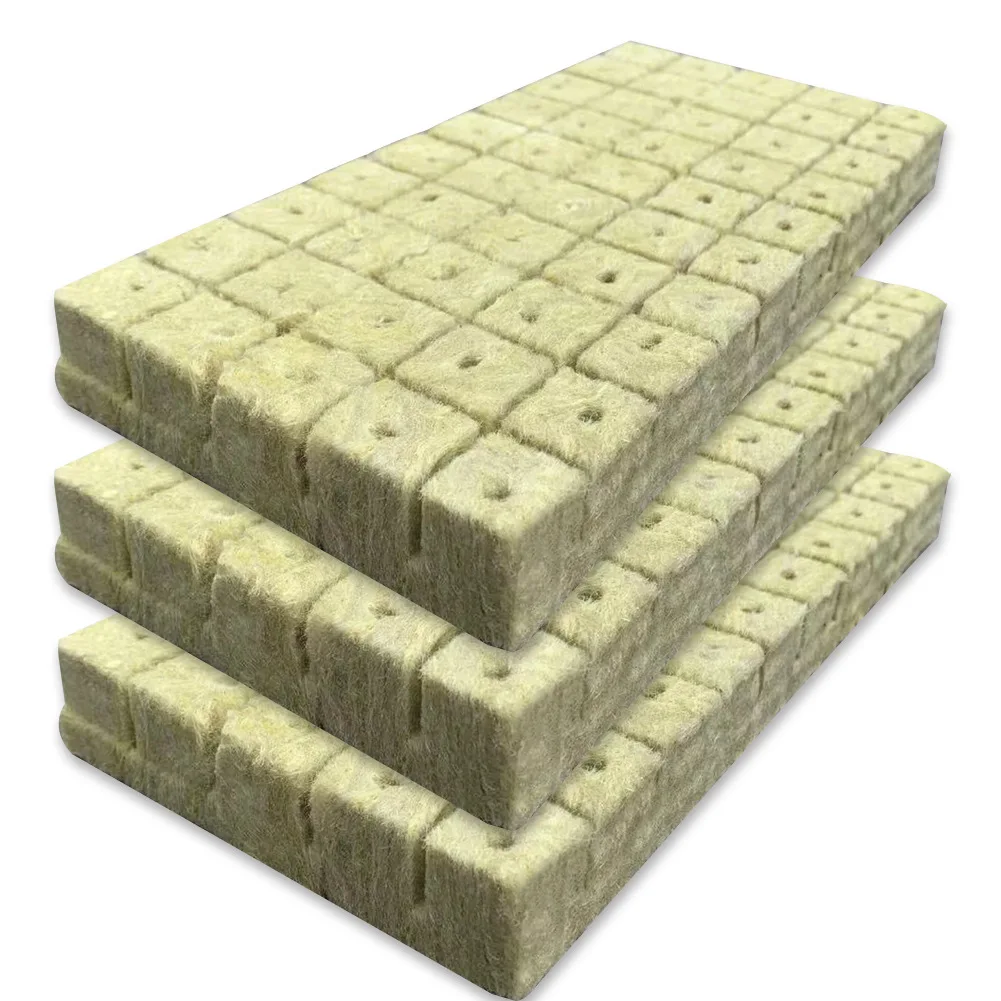 Hydroponics Plant Agricultural Rock Wool Sprouting Seeding Rock Miner Wool Rock Wool Plugs