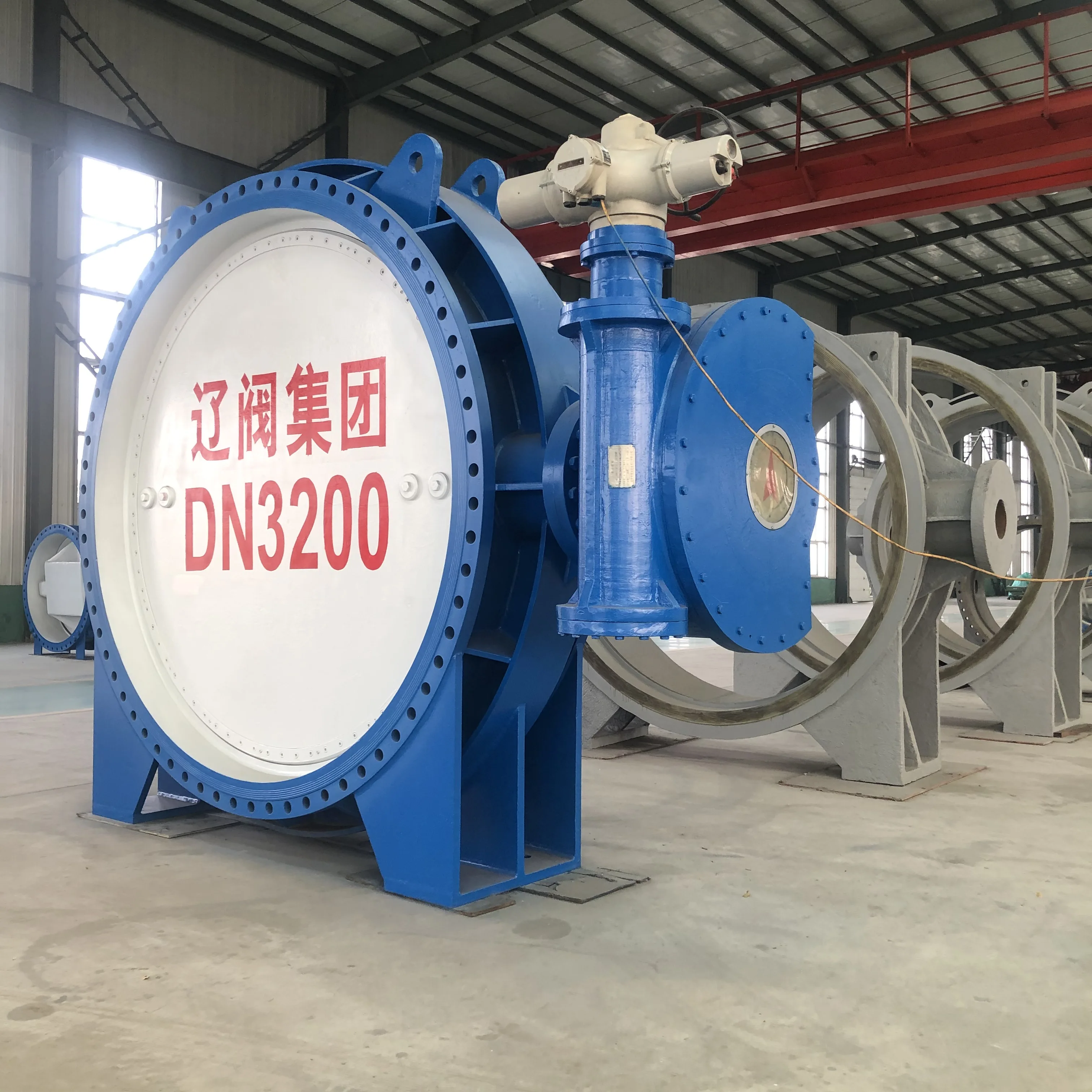 
D942X Double Eccentric DN150 Rubber Seal Butterfly Valve 