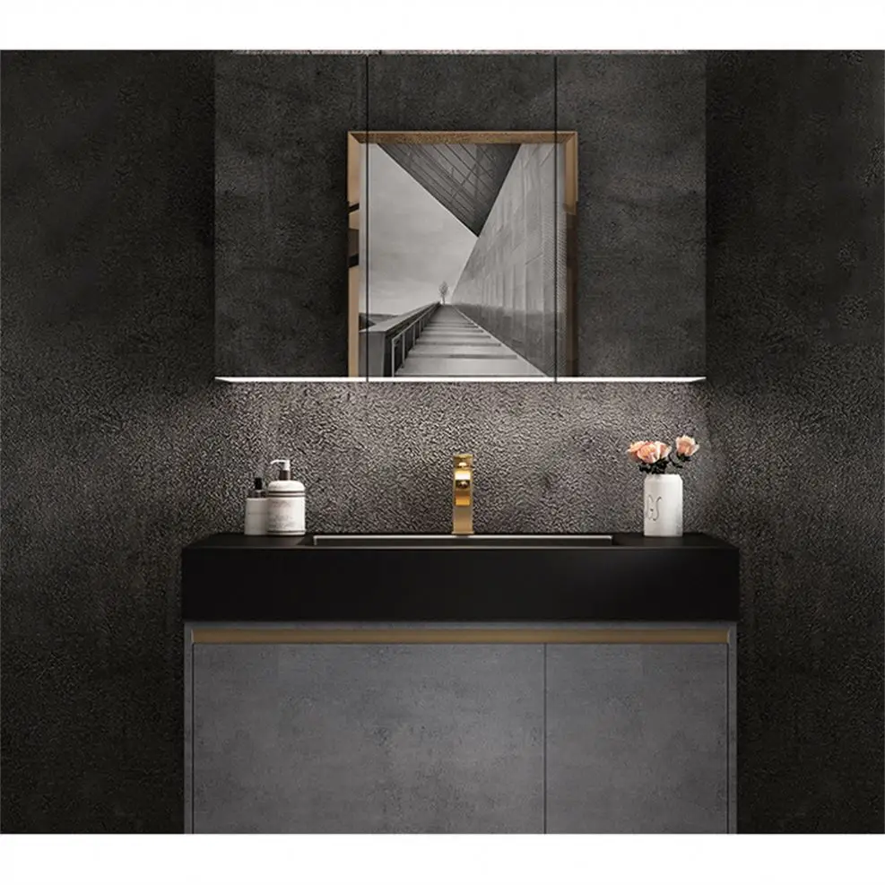 New Product Chaozhou Bathroom Vanity Cabinet Modern Led Mirror With High Quality
