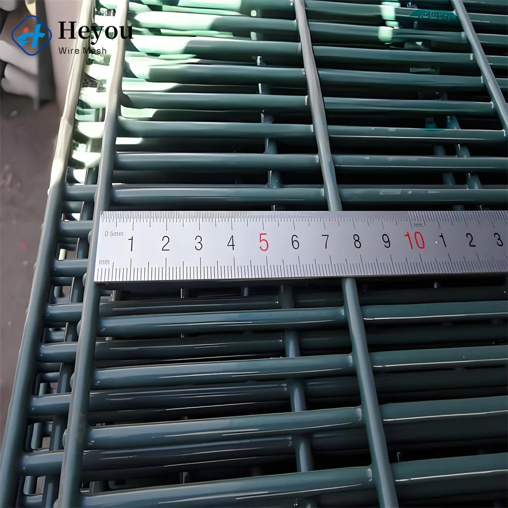 China Sale Anti-Climb Security Fencing Panels Black Powder Coated Clear View Fence 358 Protection Prison Fence
