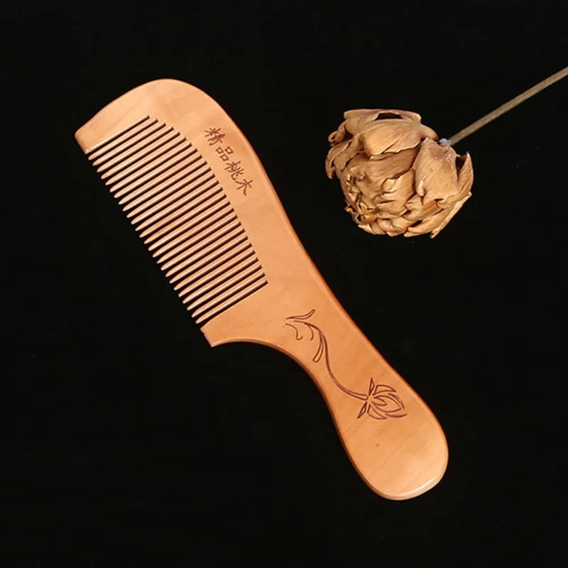 Factory Wholesale Mahogany Comb Custom Logo Large Household Antistatic Comb