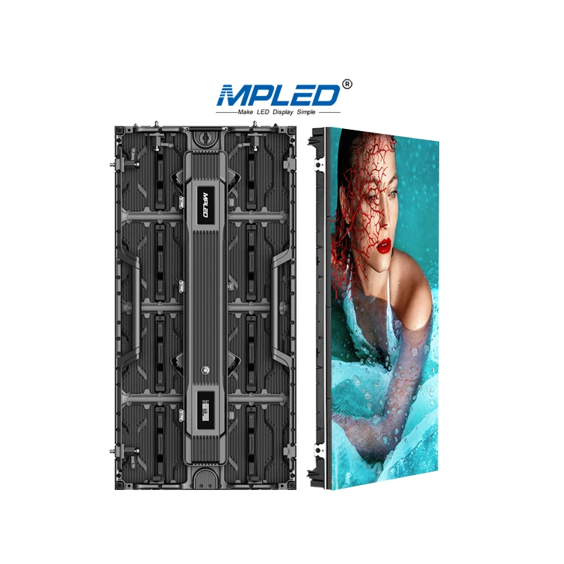 MPLED Full Color P0.9 P2.9 P3.9 novastar processor led display P3 P4 P5 flexible stage video background building led screen wall