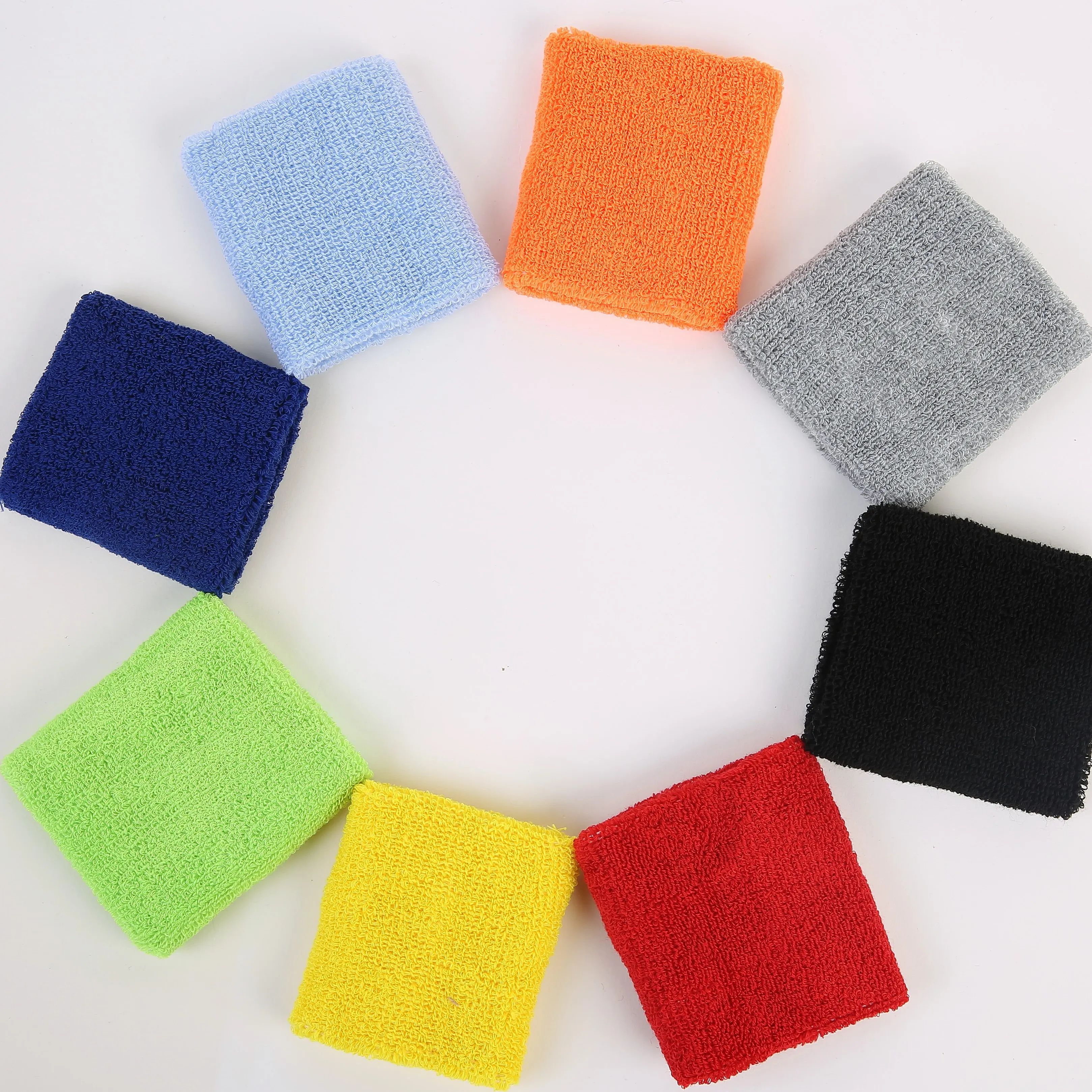 Базы изготовленным на заказ логосом хлопок спортивные наручные пот полосы хлопковые махровые носки браслет запястье поддержка