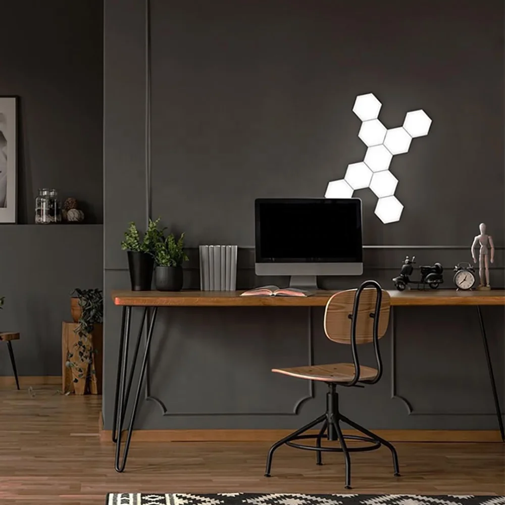 Hot Selling Modern Led Night Lights Quantum Lamp Modular Touch, New Design Quantum Hexagon Lights