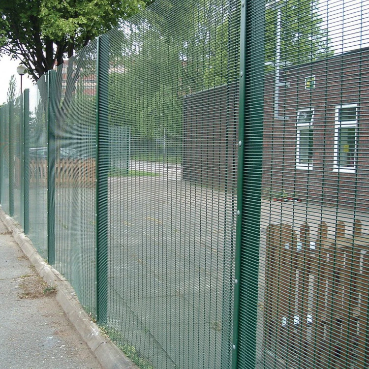 Triangular Bending Fence Panel Pvc Coated Fencing, Trellis & Gates Steel Metal Community Residential Park Square Post 3D