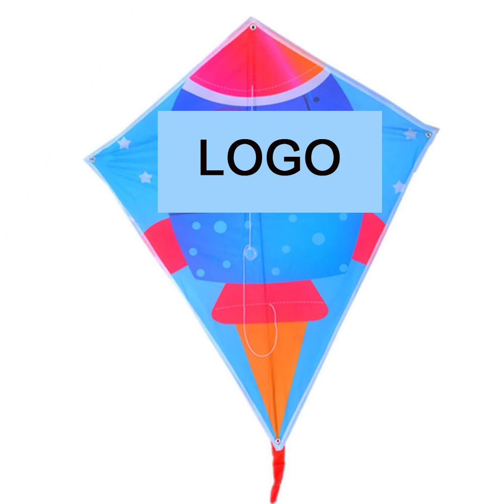 
Polyester promotional diamond kite 