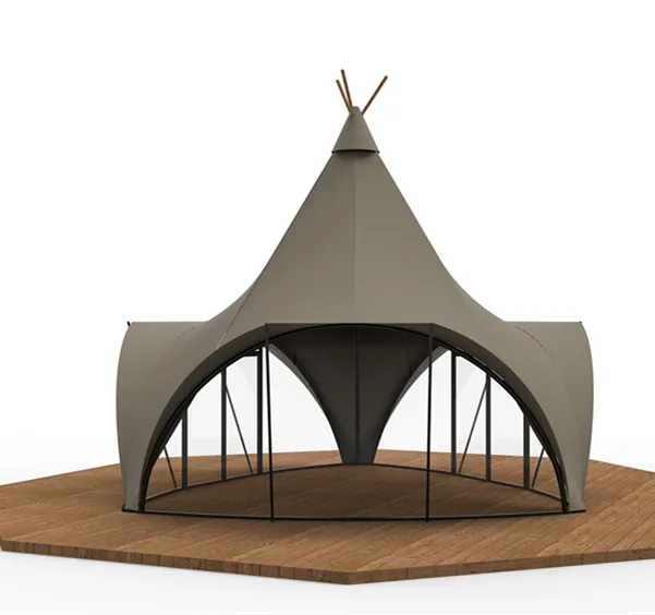 Large Outdoor Sun-proof And Waterproof  Event Tent Big Wedding Holiday Party Tent Flame Resistance Hotel Tent