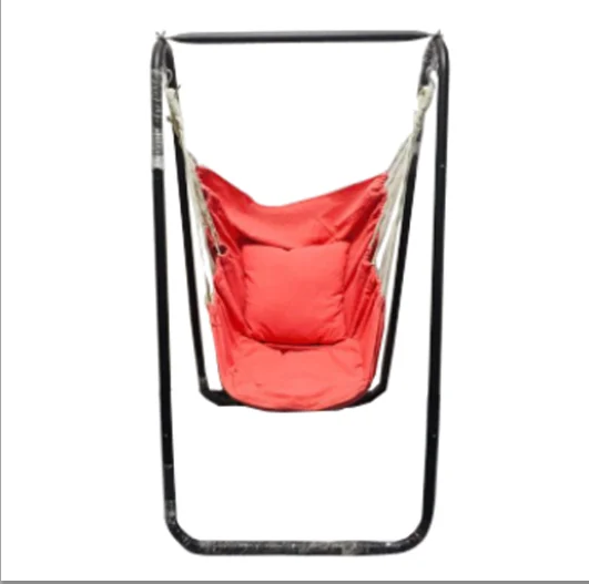 Folding outdoor leisure double swing chair hammock frame household bedroom hanging chair