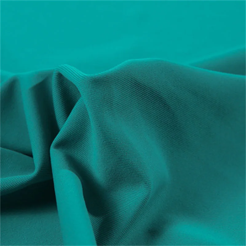 Hot China manufacturer sportswear 4 way stretch spandex plain lycra fabric suppliers