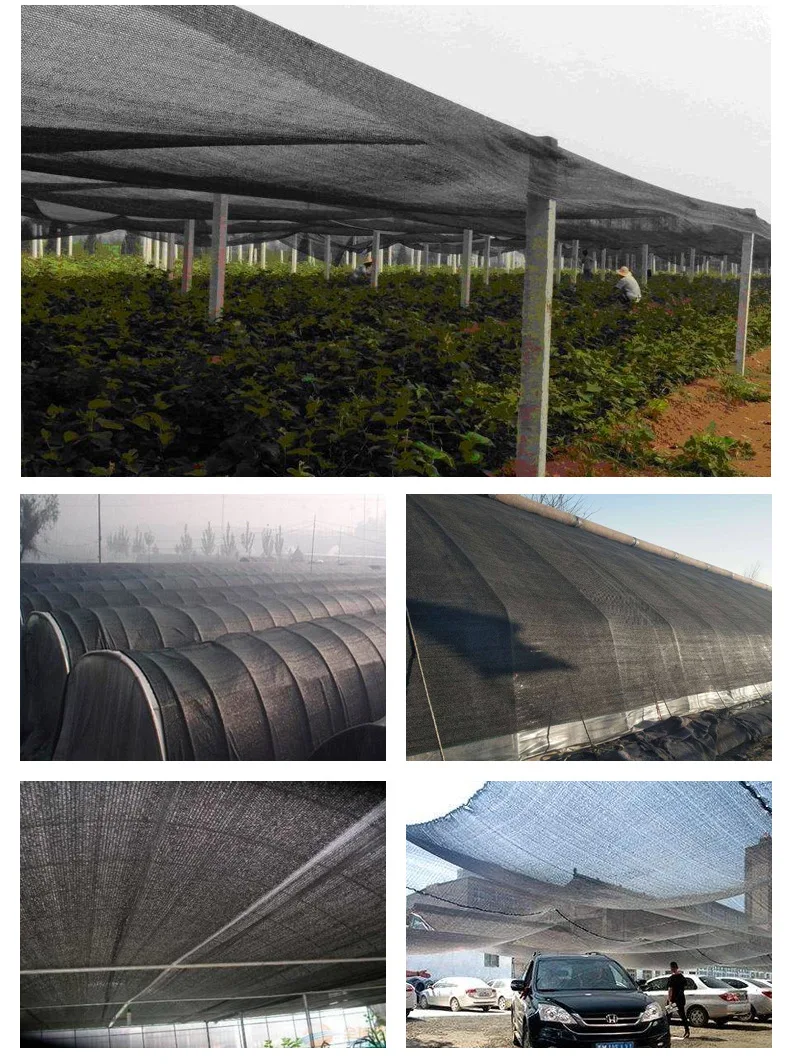 100% новый HDPE солнце сельскохозяйственный зеленый