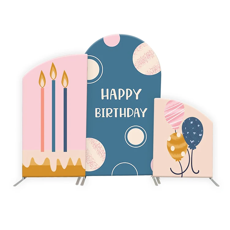 Hot Sales Arch Stand Wedding Back Drop Baby Party Backdrop for Birthday Party Event Festival Celebrate