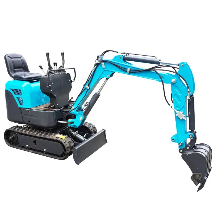 Hot sale free shipping mini excavator small digger EPA EURO 5 QILU 1 ton agricultural excavator
