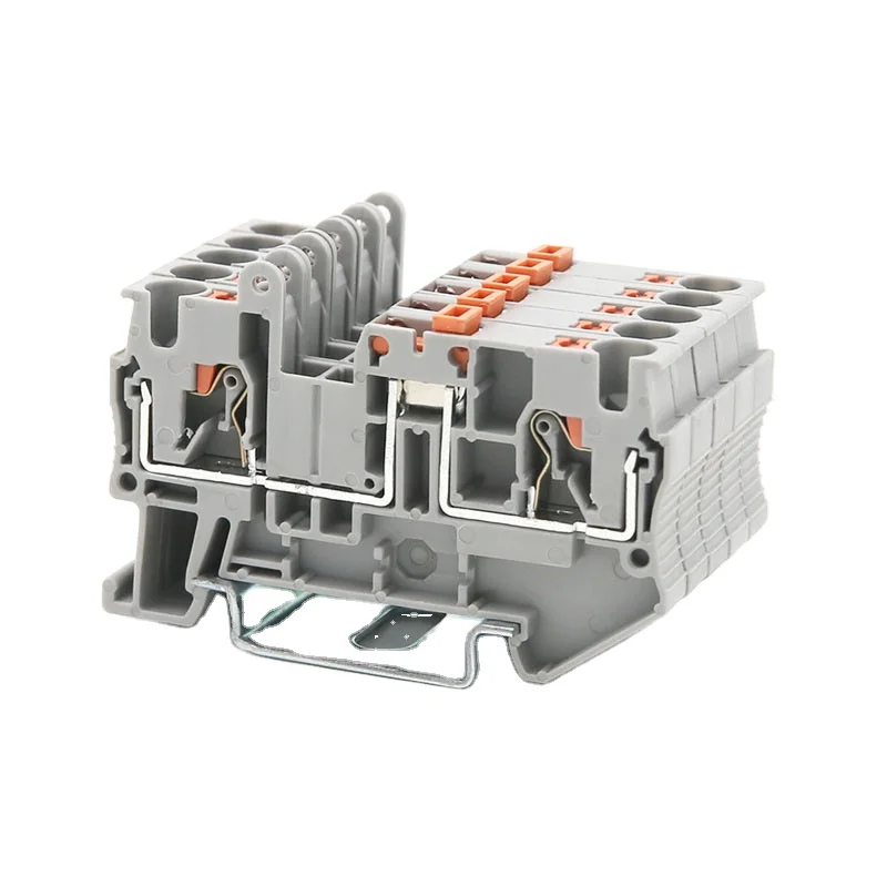 Factory Direct CHIKU Terminal Blocks Direct Push in Upper Spring Spring Break Test Feature