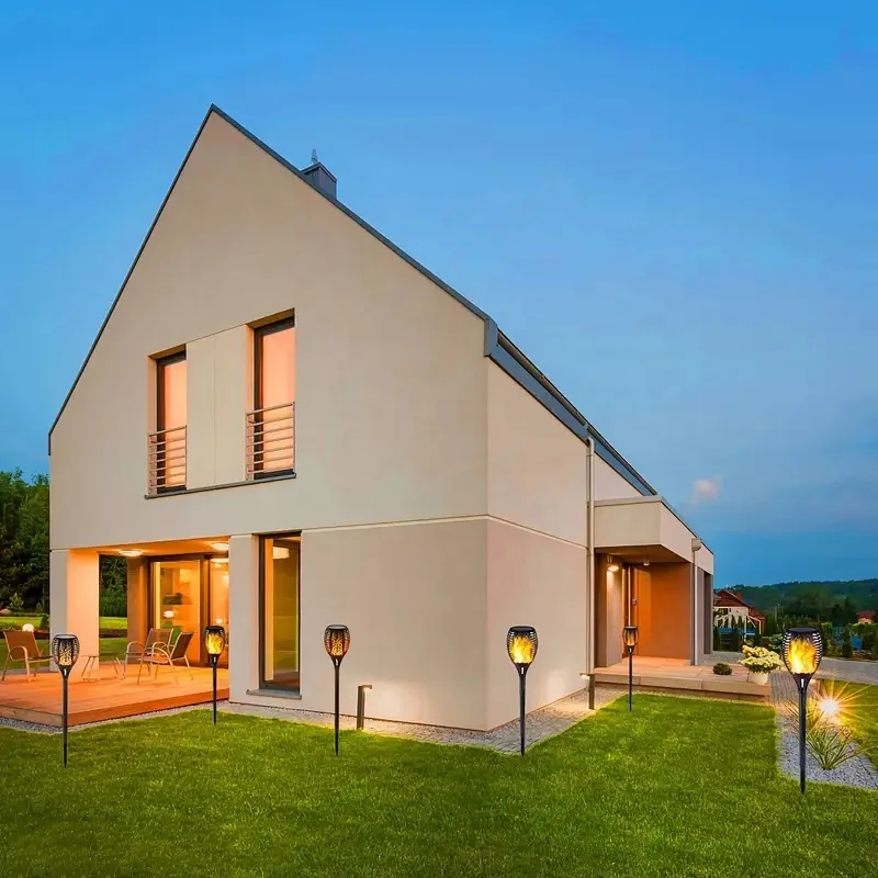 Led Solar Flickering Flame Torch Lights Outdoor Garden Patio Yard Pathway Landscape Decoration Solar Flickering Flame Torches