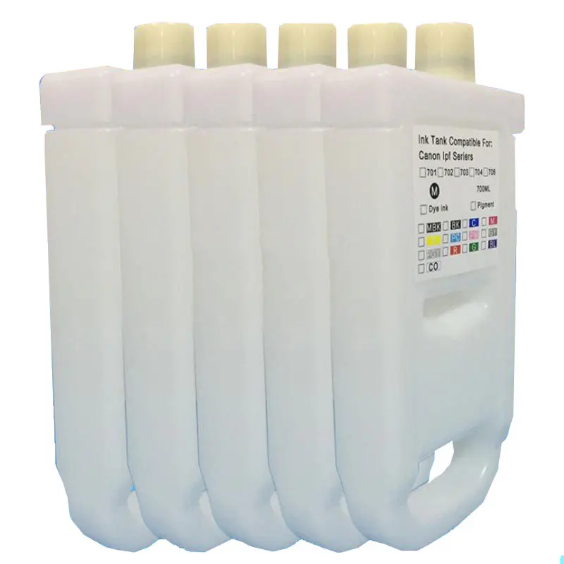 Goosam 700 мл PFI702 PFI-702 PFI 702 заправка картридж с чипом для Canon IPF 8100 8110 9100 9110 принтер