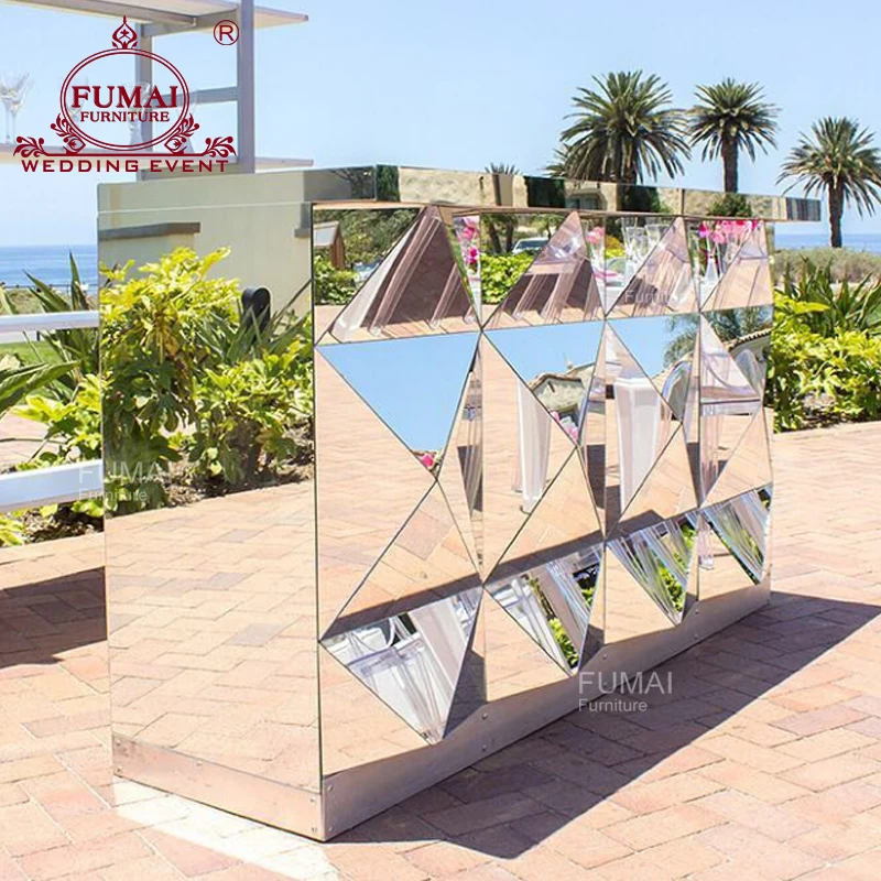  Rhombus rectangle bar furniture modern mirror