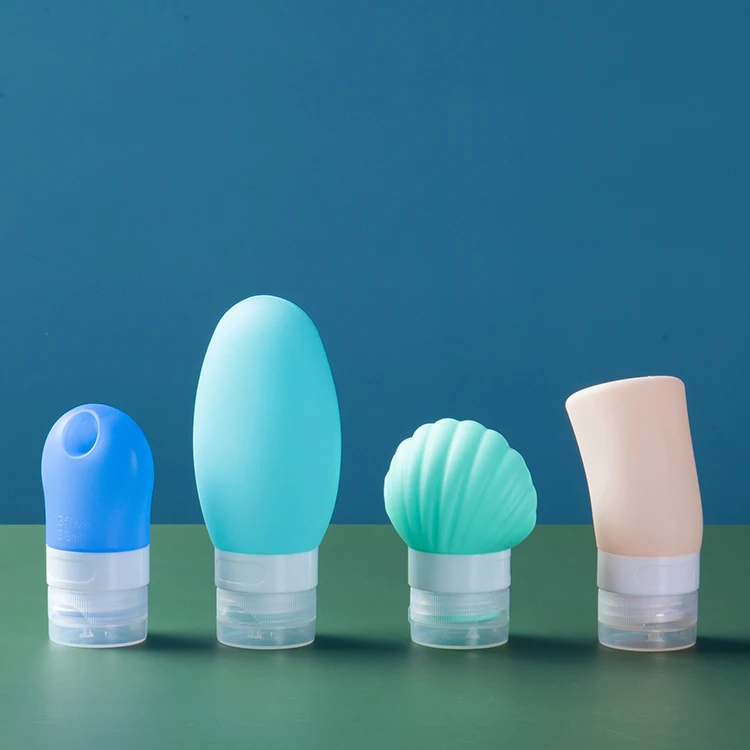 60ml 38ml 90ml Silicone Soft Tube Plastic Cream Cosmet Shampoo Lotion Squeeze Tube Cosmetic Soft Tube For Shampoo