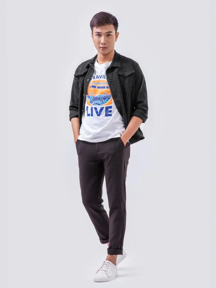 Hot Spring 2021 jacket jeans denim wholesales Best price From Vietnam black jean jacket men Plus Size Casual Fashion