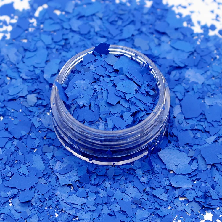 Kolortek Newest Wholesale Matte Vinyl Flakes Chips Epoxy Resin Color Flakes