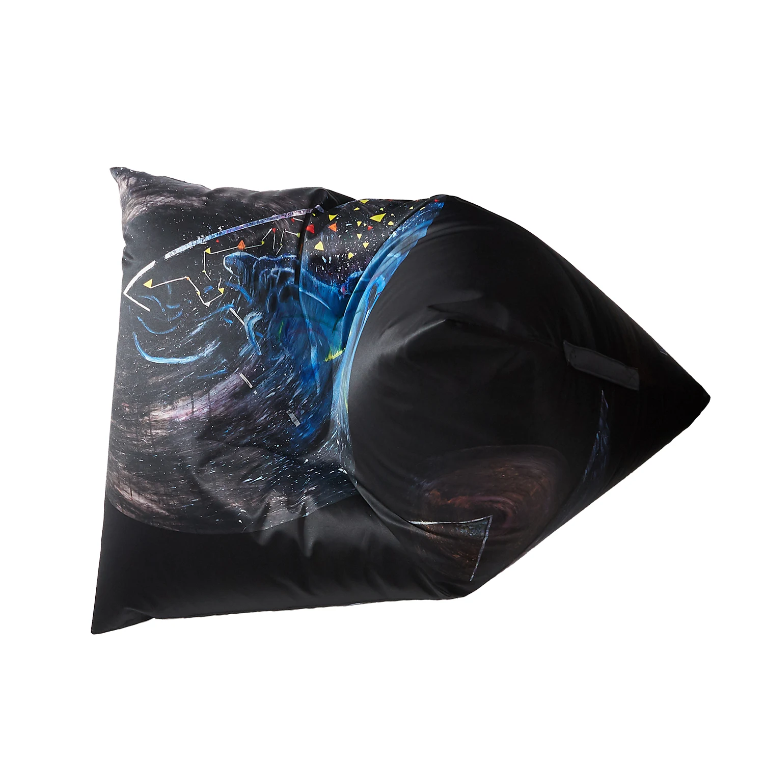Best selling Universe Pattern living room brand printed logo beanbag custom outdoor waterproof bean bag chair