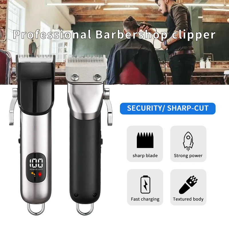 Wholesale New Hair Clipper High Speed Motor USB Charging Ceramic Blade Electric Hair Clipper