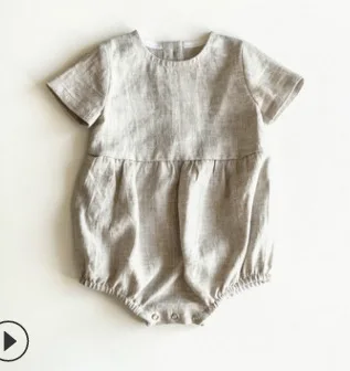 1 Pcs Custom Tag  Cotton Romper Summer Newborn Infant Toddler Clothing Baby Girls Bodysuit