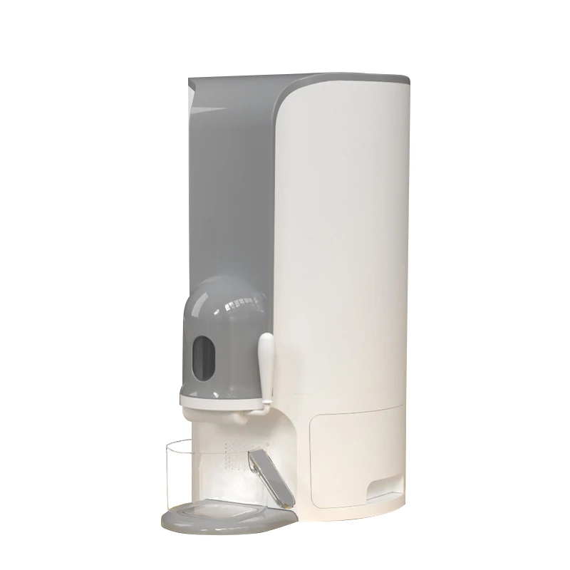 Rice Dispenser Grain Dispenser Kitchen Storage Beans Oats Grain Cereal Storage Box with Measuring Cup