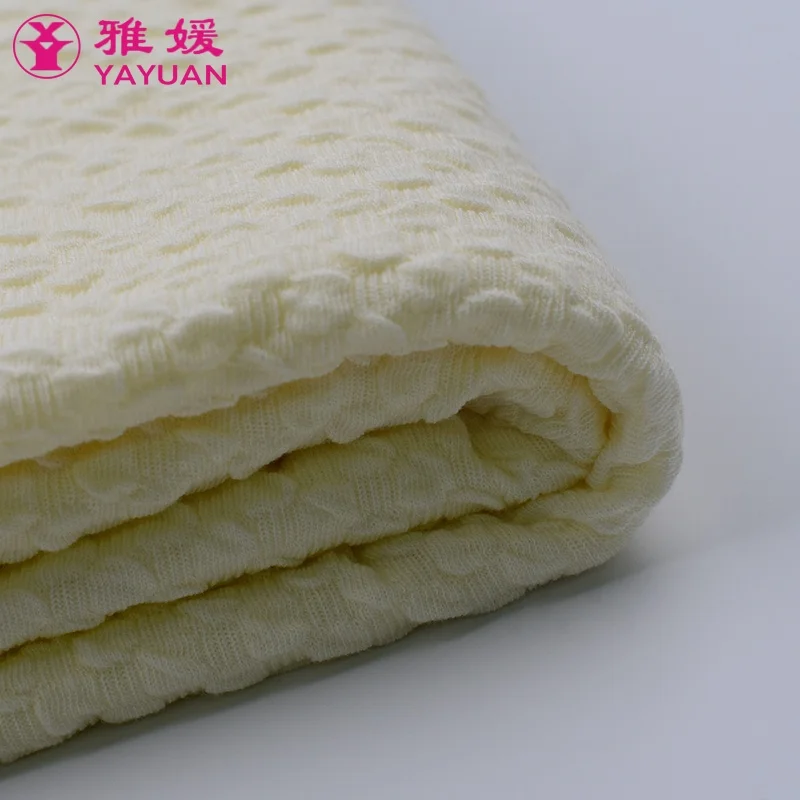 Popular rib jacquard fabric 70% rayon&cotton 23% nylon 7% spandex panty fabric rayon cotton nylon spandex fabric