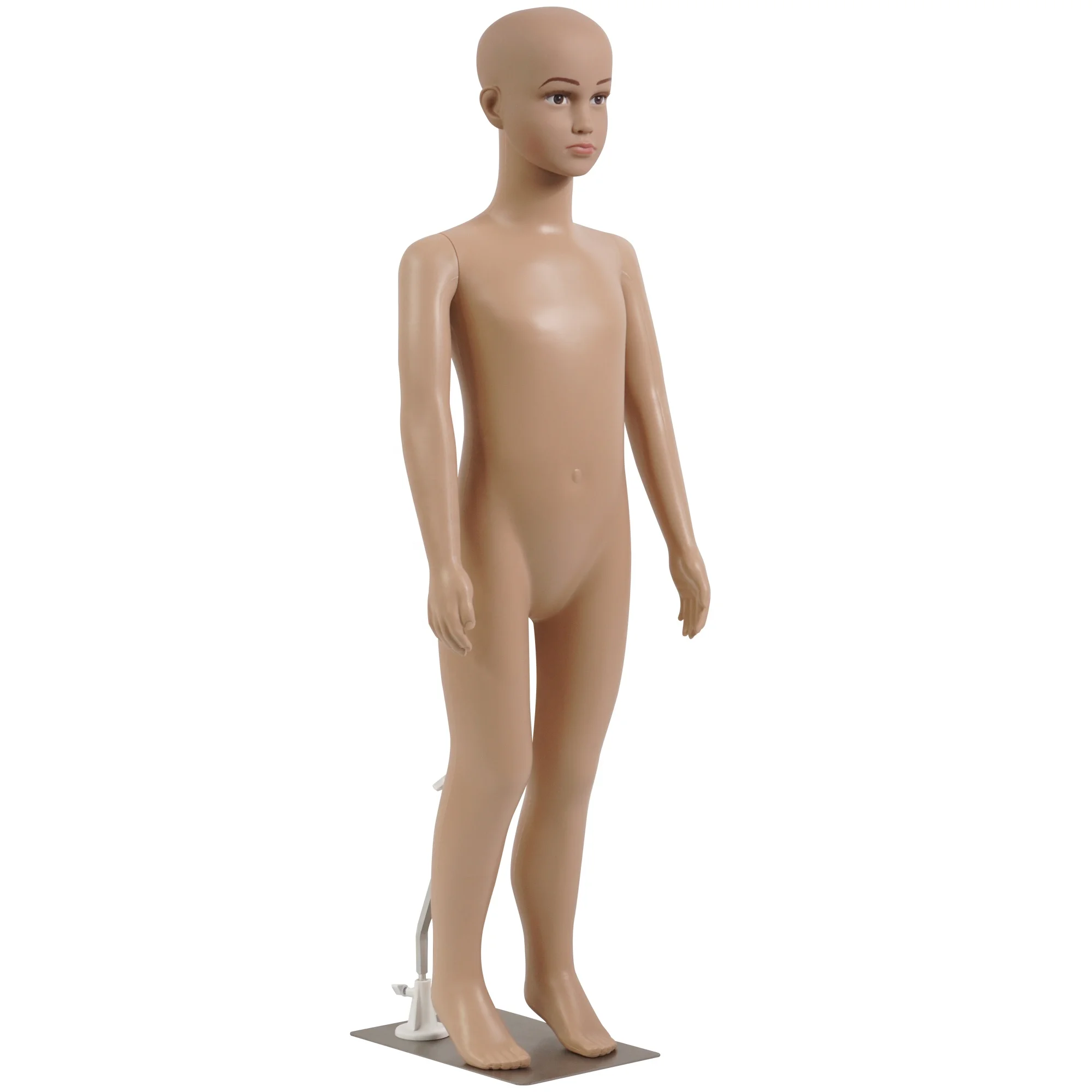 Full Body Kids Mannequin Cheap Fashion Recyclable Kids Mannequin For Display with Metal Base