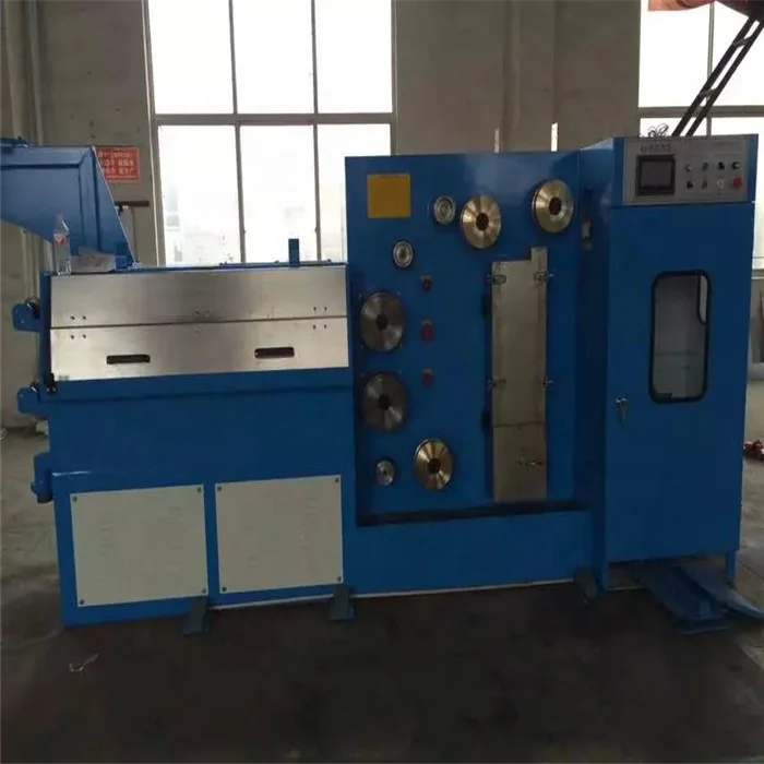 Customize machine Chenjun CJ-22D 14wires Copper Wire annealing& drawing machine (multi head)) manufacturer