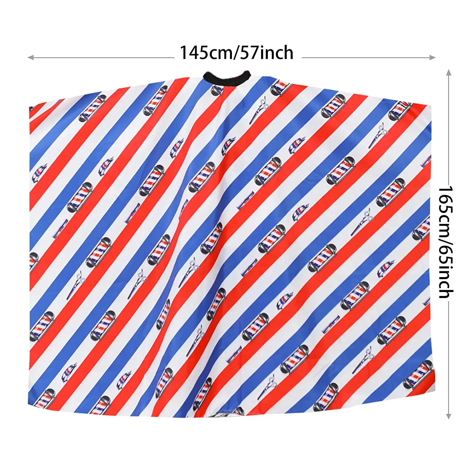 Barber capes satin fabric hair dressing cape for hair salon