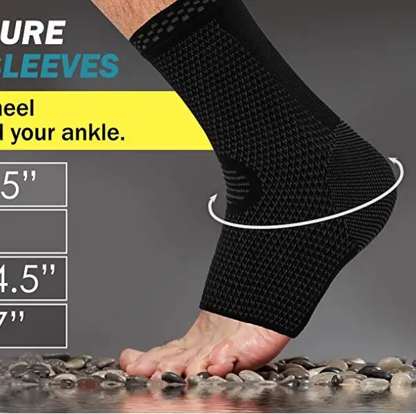 Дышащий фиксатор голеностопа из бамбукового волокна нейлона и