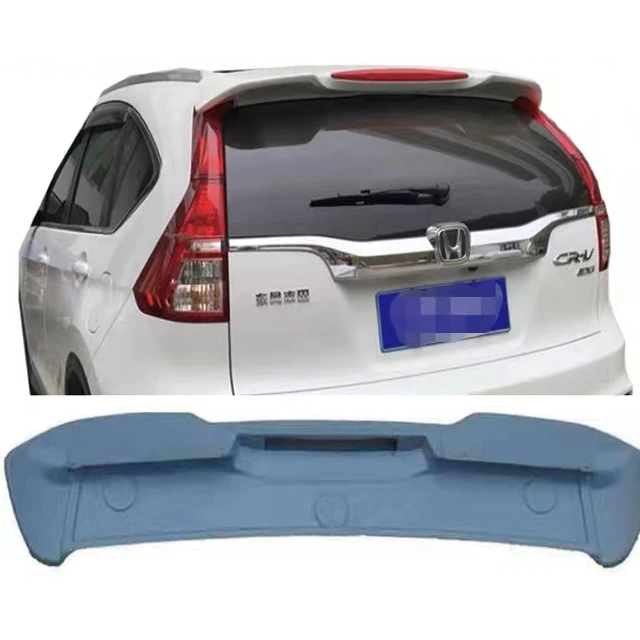 Hot selling car accessories car ABS spoiler with stop light car wings rear spoiler For H-ONDA C-RV  spoiler 2012+ A style
