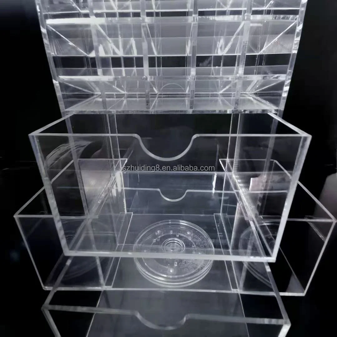 RotataLip gloss lipstick lipstick storage rack Acrylic storage box display rack Desktop cosmetics skin care product storage box