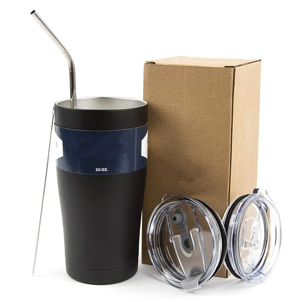 
20 oz Tumbler Double Wall vacuum insulated Stainless Steel Tumbler Cup Premium Insulated Mug with Sliding Lid 