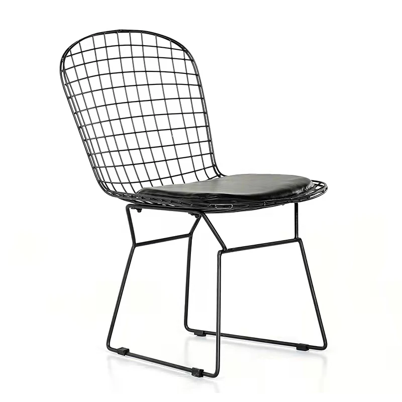 Private Label Luxury Nordic Modern Restaurant Living Room Hotel Outdoor Iron Chair