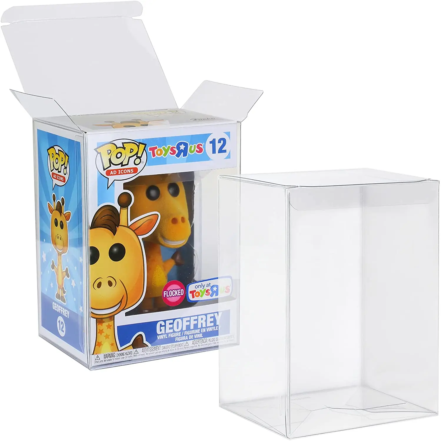 Soft crease Free Sample clear PET acid free Funko Pop protector case for game cube