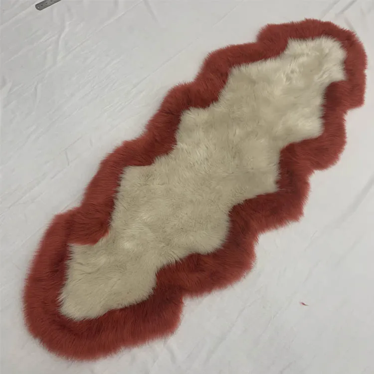 Ворсистый коврик из искусственной овечьей шерсти, Красивая Подушка для сиденья