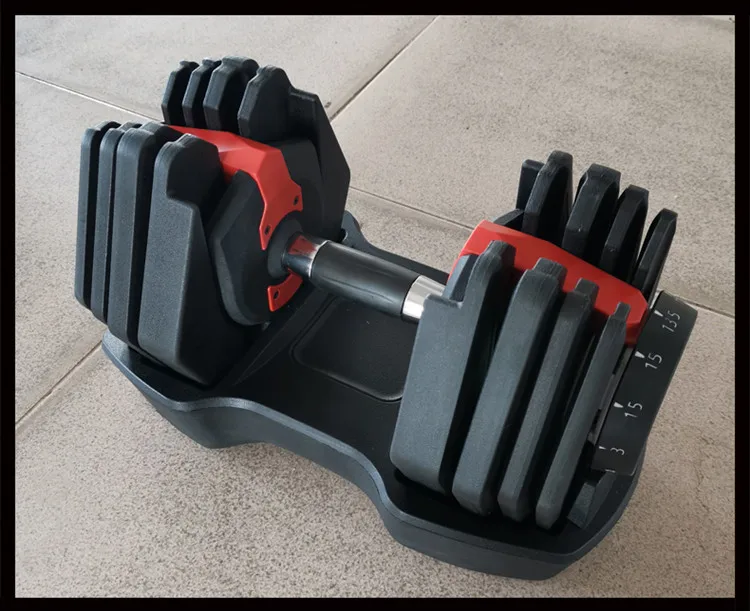 Customised dumbbell Quick Change Weight Adjustments with Twist Handle Adjustable Dumbbell 24kg/15kg